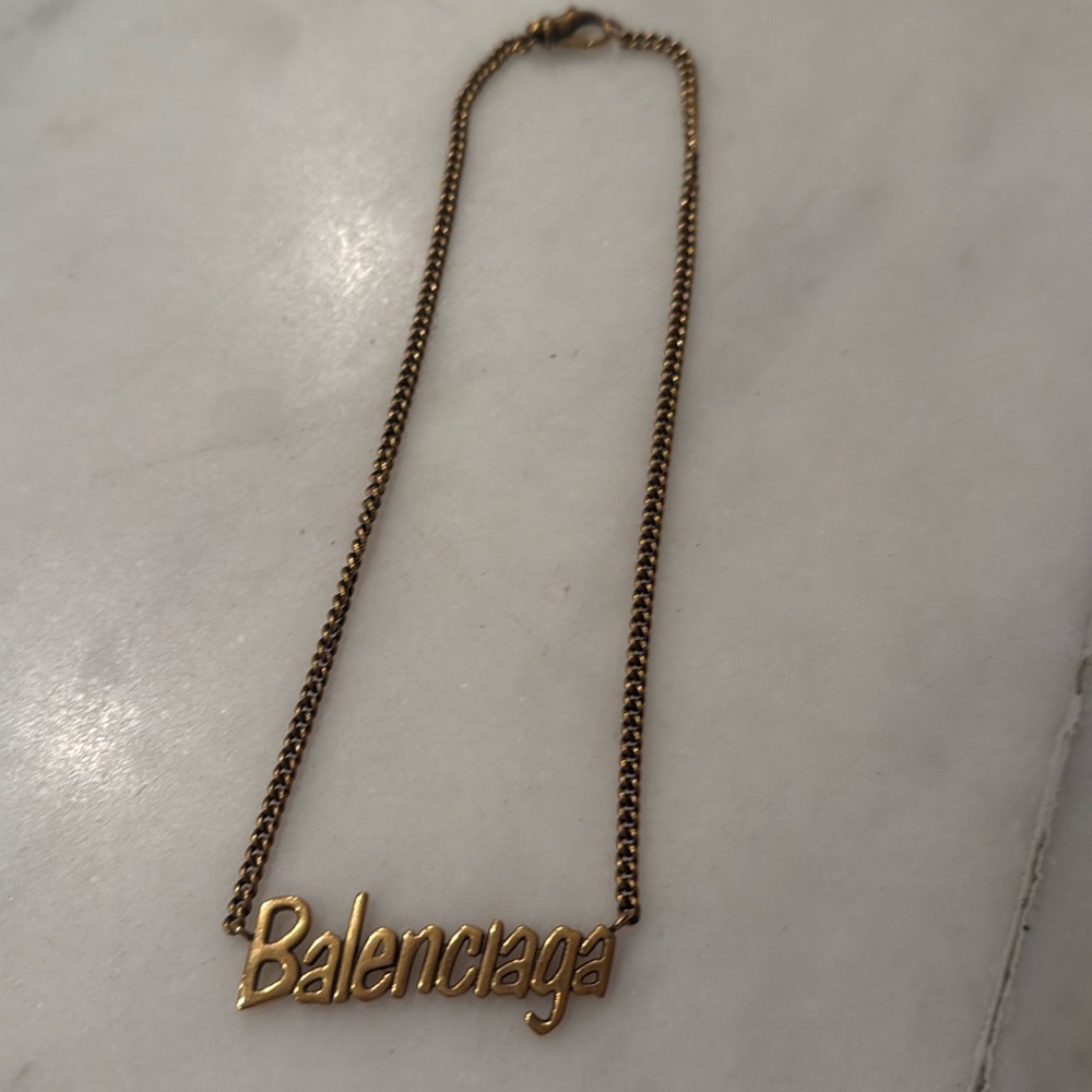 Balenciaga necklace!  Perfect.  Make an offer!